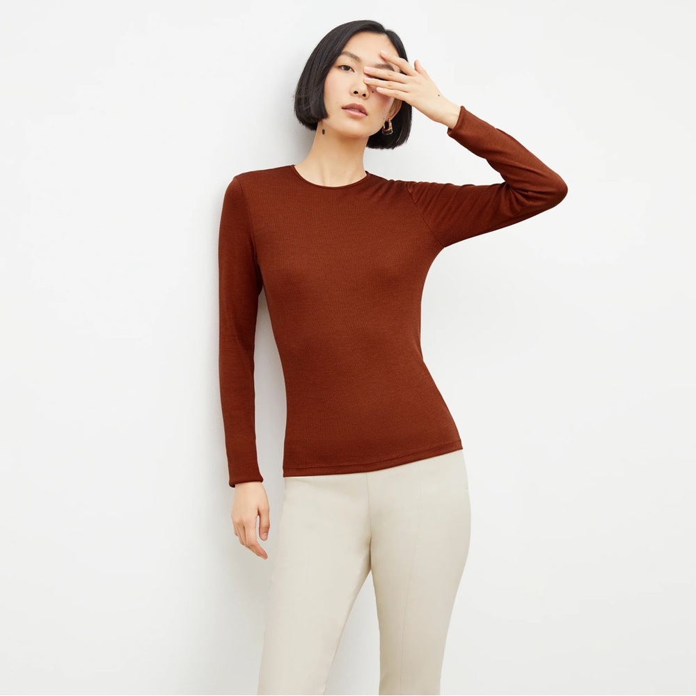 MM LaFleur The Foster Cigarette Pant - PowerStretch - Bone - Picture 5 of 7